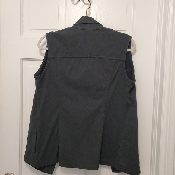 NWT Levi's Red Label Charcoal Gray Women's Vest Size Medium, Casual - Picture 11 of 14